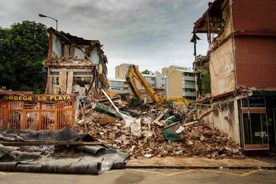Controlled technical demolition by S.K. Enterprises