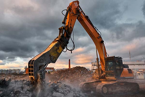 Plant demolition service by SK Enterprises